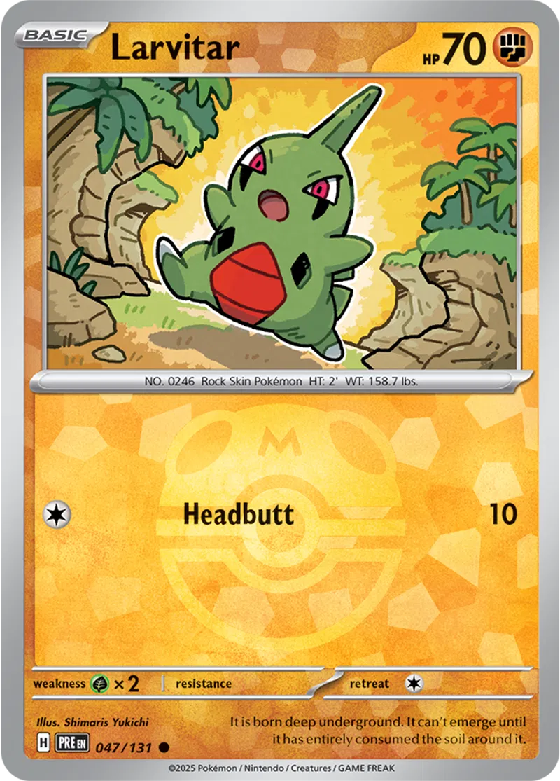 Larvitar Master Ball Holo